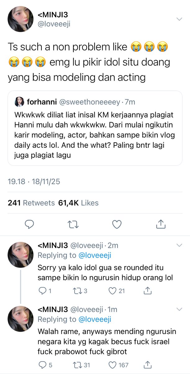 Bbangsaz five tweets au karena gua capek belajar