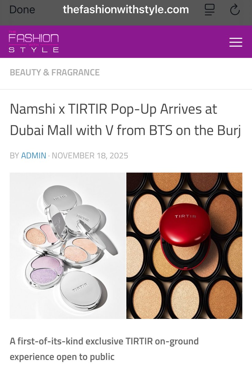 layovermoods's tweet image. Media confirmed taehyung on Burj Khalifa 😭😭❤️‍🔥🔥🔥

“TIRTIR will also reveal its new global ambassador, V from BTS, with a spectacular Burj Khalifa showcase on 22 November – a landmark moment for the brand journey consolidating its global expansion plans.”🔥❤️‍🔥