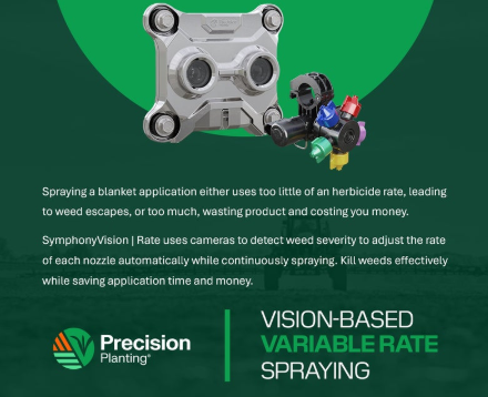 Thinking about updating your sprayer?🤔Why buy a new one?🧐 Nozzle by Nozzle control, pick a rate, pressure and go! Droplet size stays the same. Contact your local <a href="/PrecisionPlant/">Precision Planting</a> dealer.