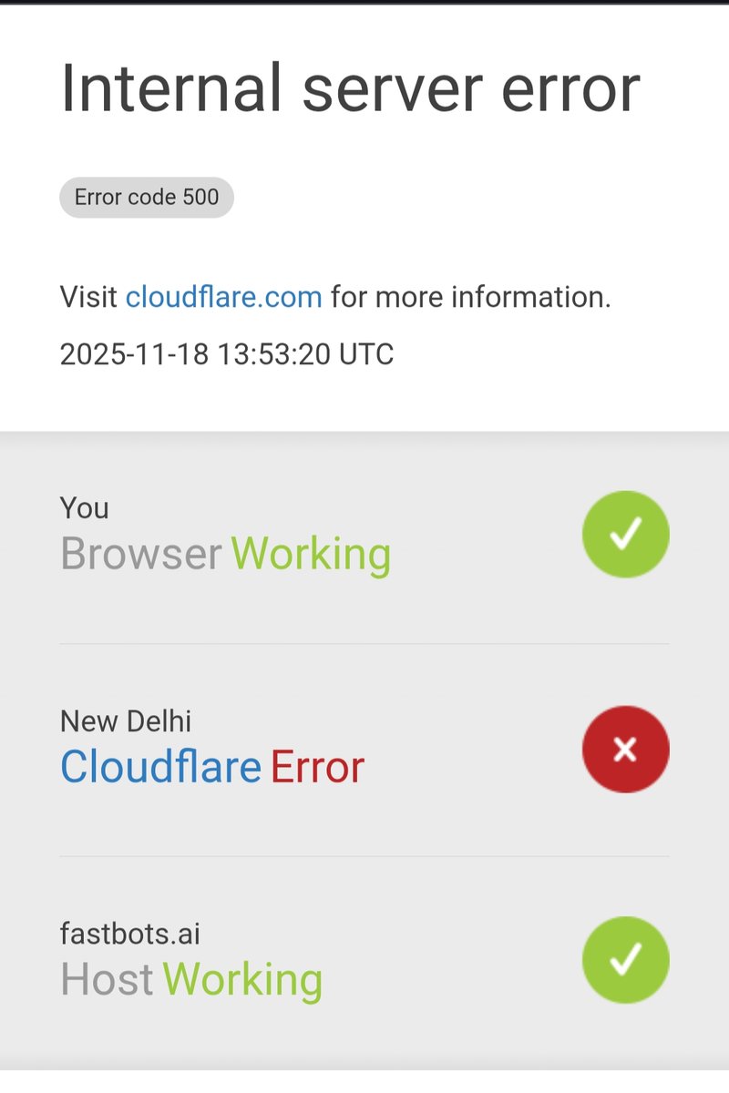 unoSiTech's tweet image. #Cloudflare Down 😰