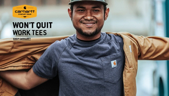 fullsourcellc's tweet image. Stay comfortable in premium Carhartt T-Shirts. This work apparel comes in both short and long sleeve styles. Shop here: fullsource.com/carhartt-t-shi…