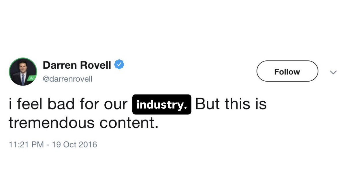 jbillinson's tweet image. everyone who works in media: