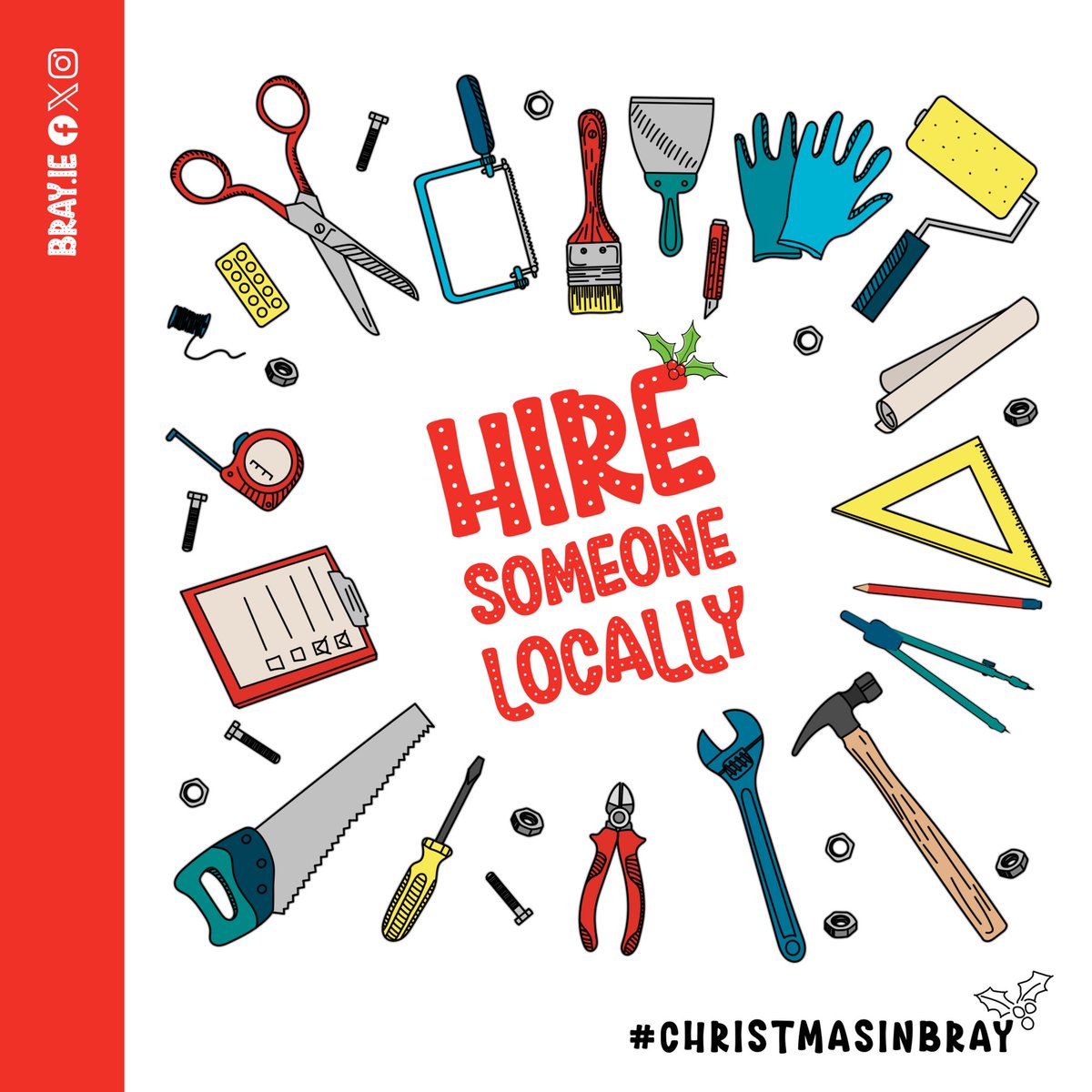 bray_ie's tweet image. This festive season, shop, hire, and source locally. By taking this simple yet powerful step, you support our local economy and help nurture a vibrant business community!

#ShopLocalFirst #StepIntoChristmasInBray #ChristmasInBray #WinterInBray #LoveBray