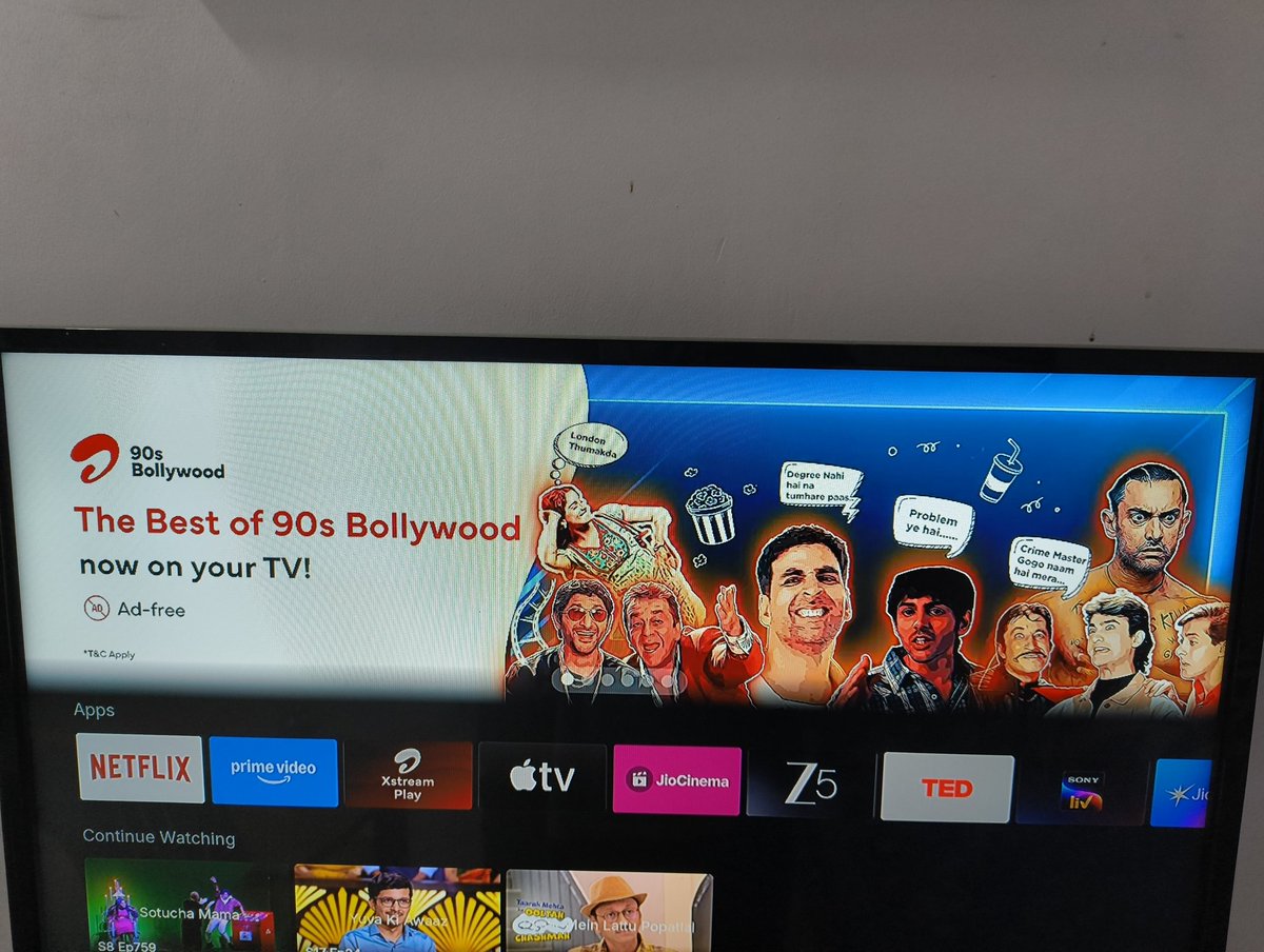_citizen_kane's tweet photo. Who is designing @airtelindia, except Andaz Apna Apna none of these are 90's bollywood movies https://t.co/VSY4oXHw8k