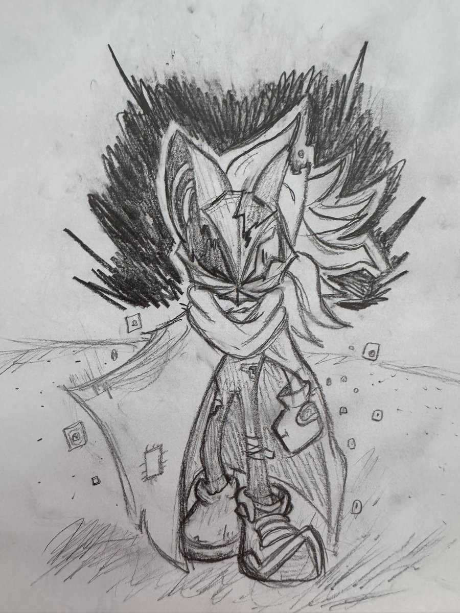 post sonic forces Desperado Infinite that i drew back in like 2023 or something