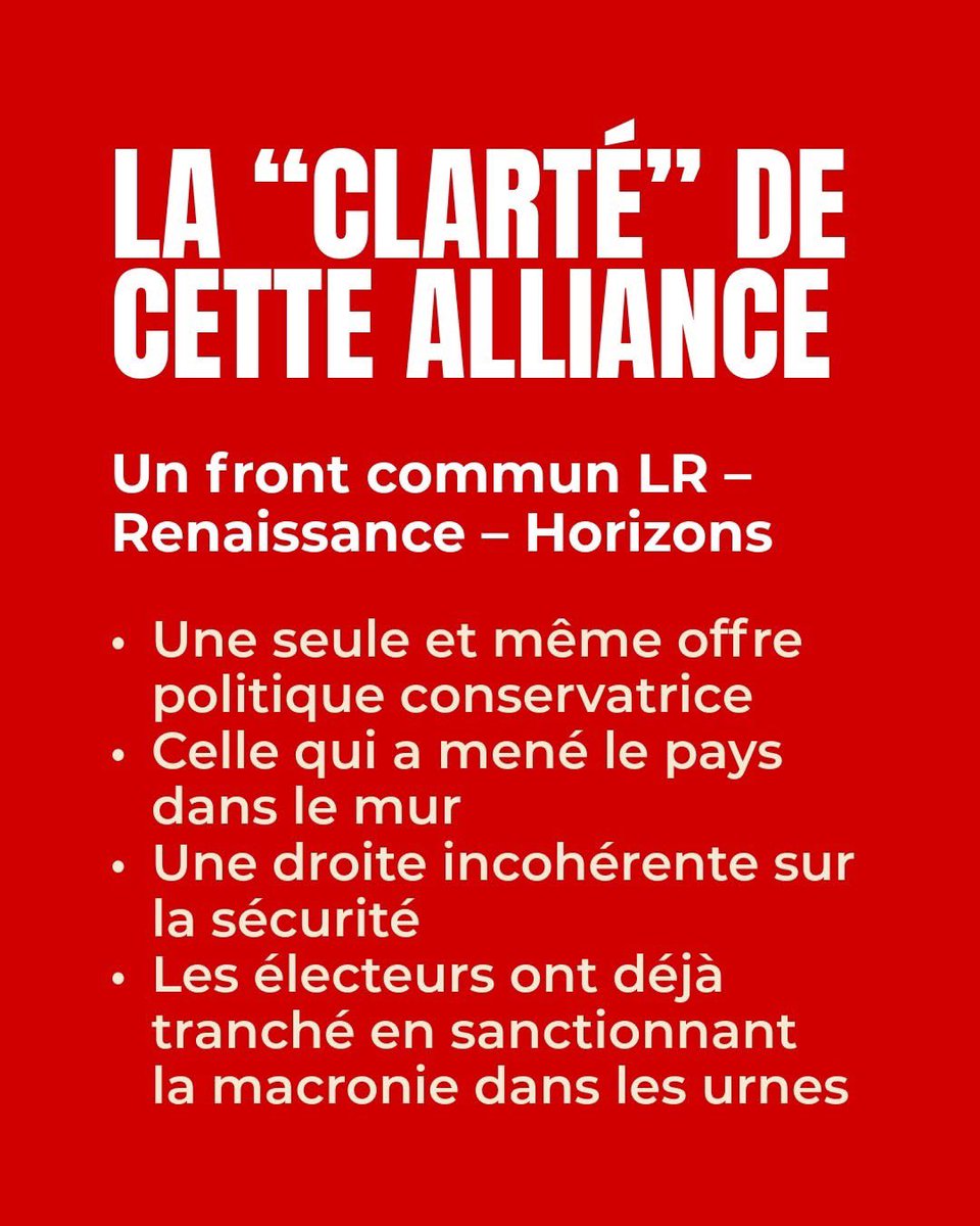 PSBrest's tweet image. 🛑 À Brest, les masques tombent.

Le ralliement officiel des derniers représentants d&apos;Emmanuel Macron à Stéphane Roudaut confirme une vérité simple : la droite macroniste et la droite traditionnelle avancent désormais main dans la main.

#brest #municipales2026 #PS #sécurité