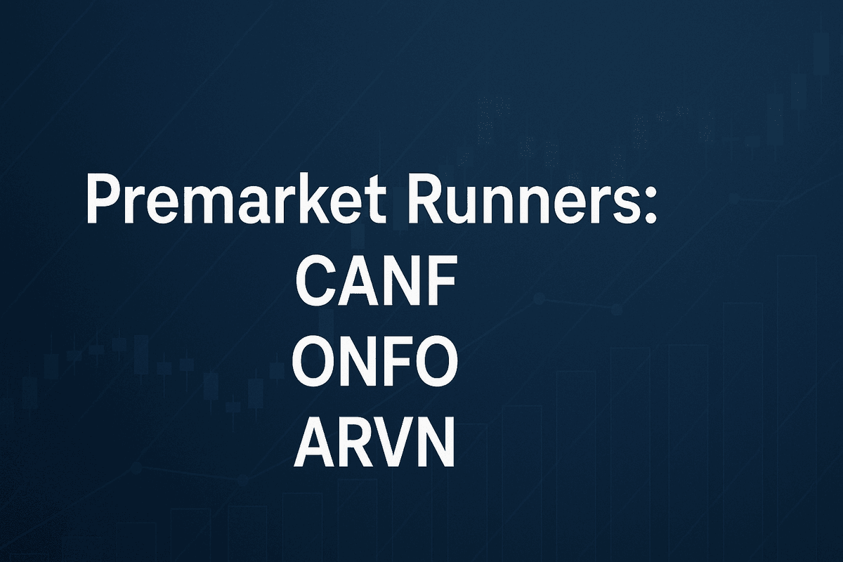 Premarket runners: CANF, ONFO, ARVN. Early strength and momentum ahead of the open.

Comment “LINKEDIN” for the guide.
smallcapnetwork.com/subscribe/
For immediate small cap news subscribe.

#PremarketRunners #SmallCaps #CANF #ONFO #ARVN