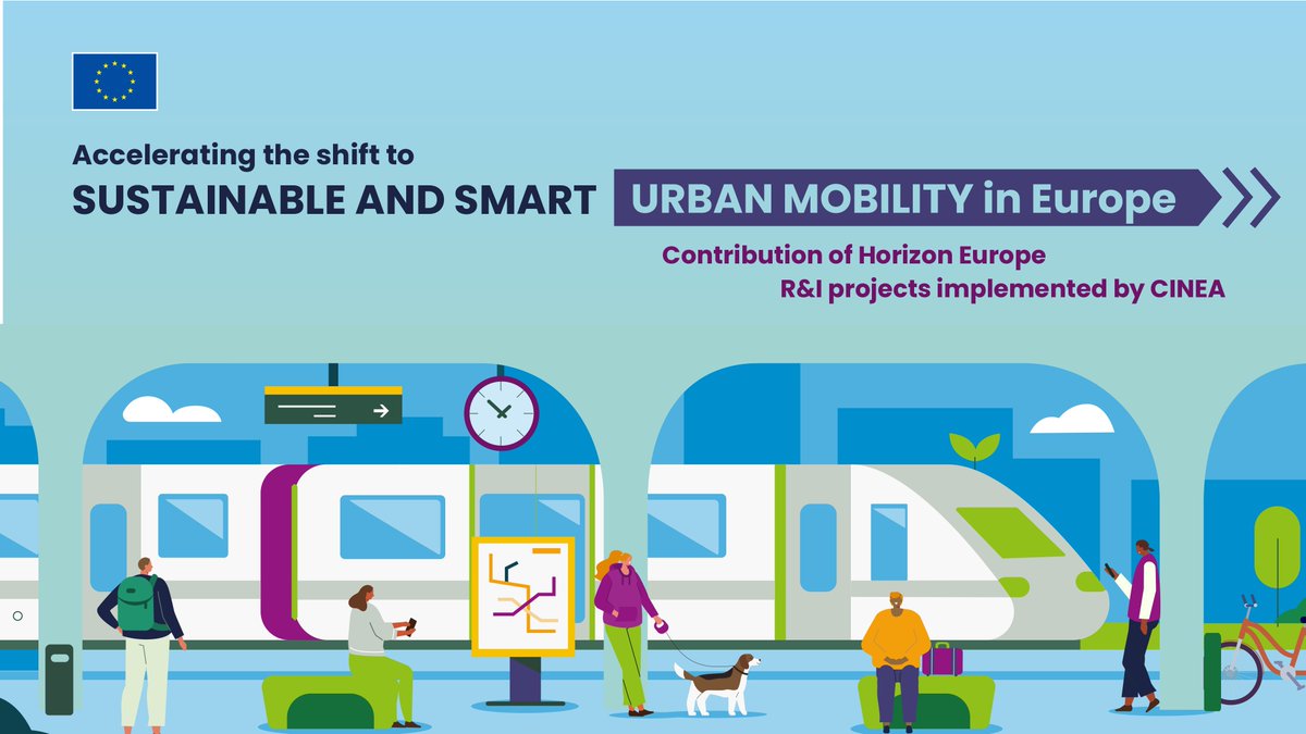 AntifragiCity's tweet image. 🚦 #UrbanMobility is key to the EU’s green transition.

🇪🇺 is investing €430M via @HorizonEU projects, implemented by @cinea_eu, to deliver smart, inclusive, low‑emission solutions for cities.

Check out this infographic to see how research &amp;amp; innovation are driving this shift 👇