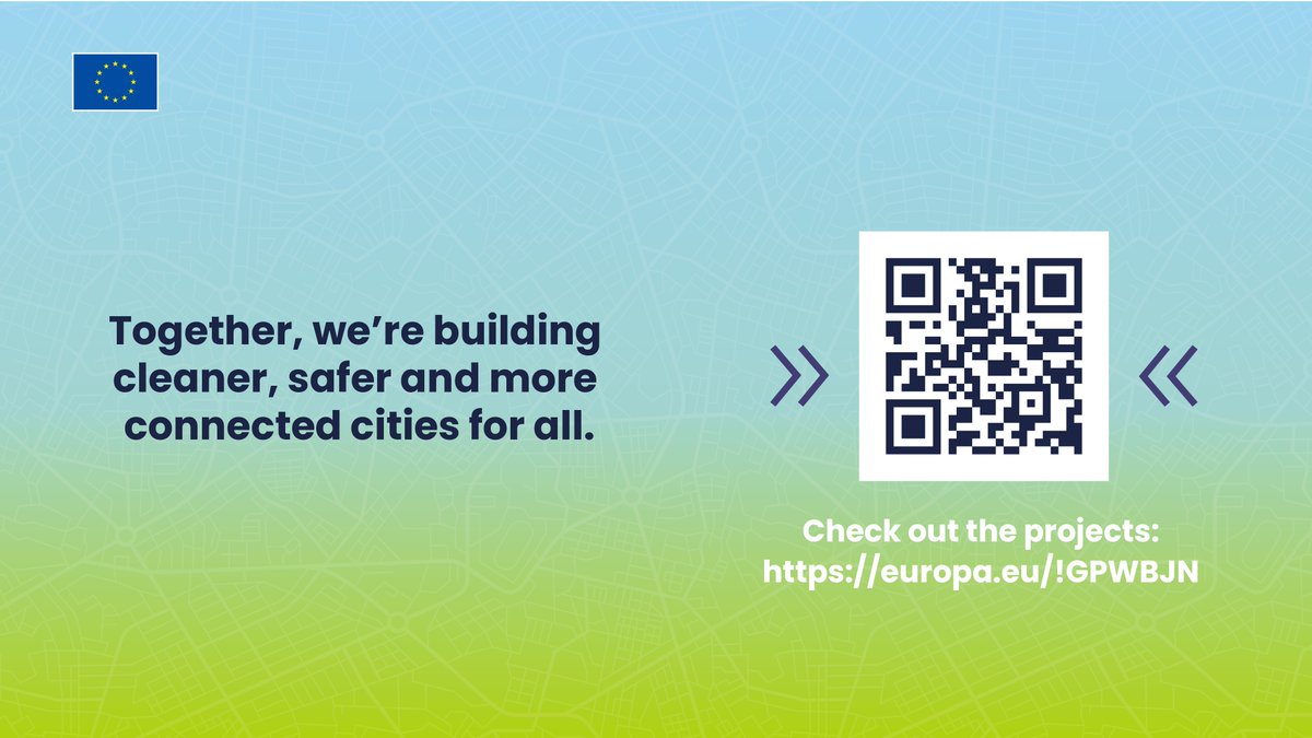 AntifragiCity's tweet image. 🚦 #UrbanMobility is key to the EU’s green transition.

🇪🇺 is investing €430M via @HorizonEU projects, implemented by @cinea_eu, to deliver smart, inclusive, low‑emission solutions for cities.

Check out this infographic to see how research &amp;amp; innovation are driving this shift 👇