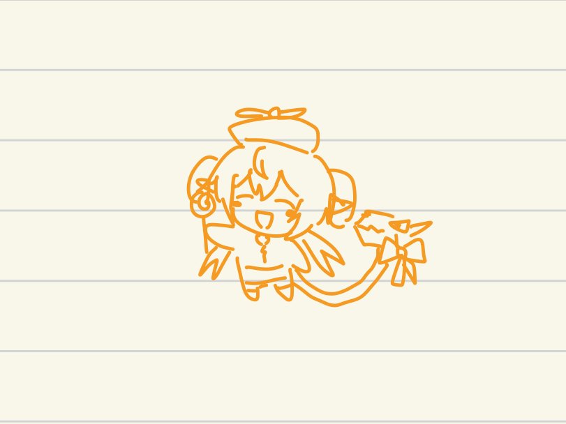 I drew Orphie and magus