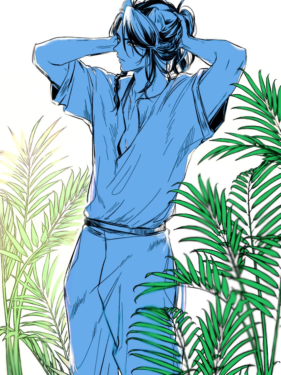 me_twst's tweet photo. まだ描きなれない～ https://t.co/n5X2Eu5ncQ