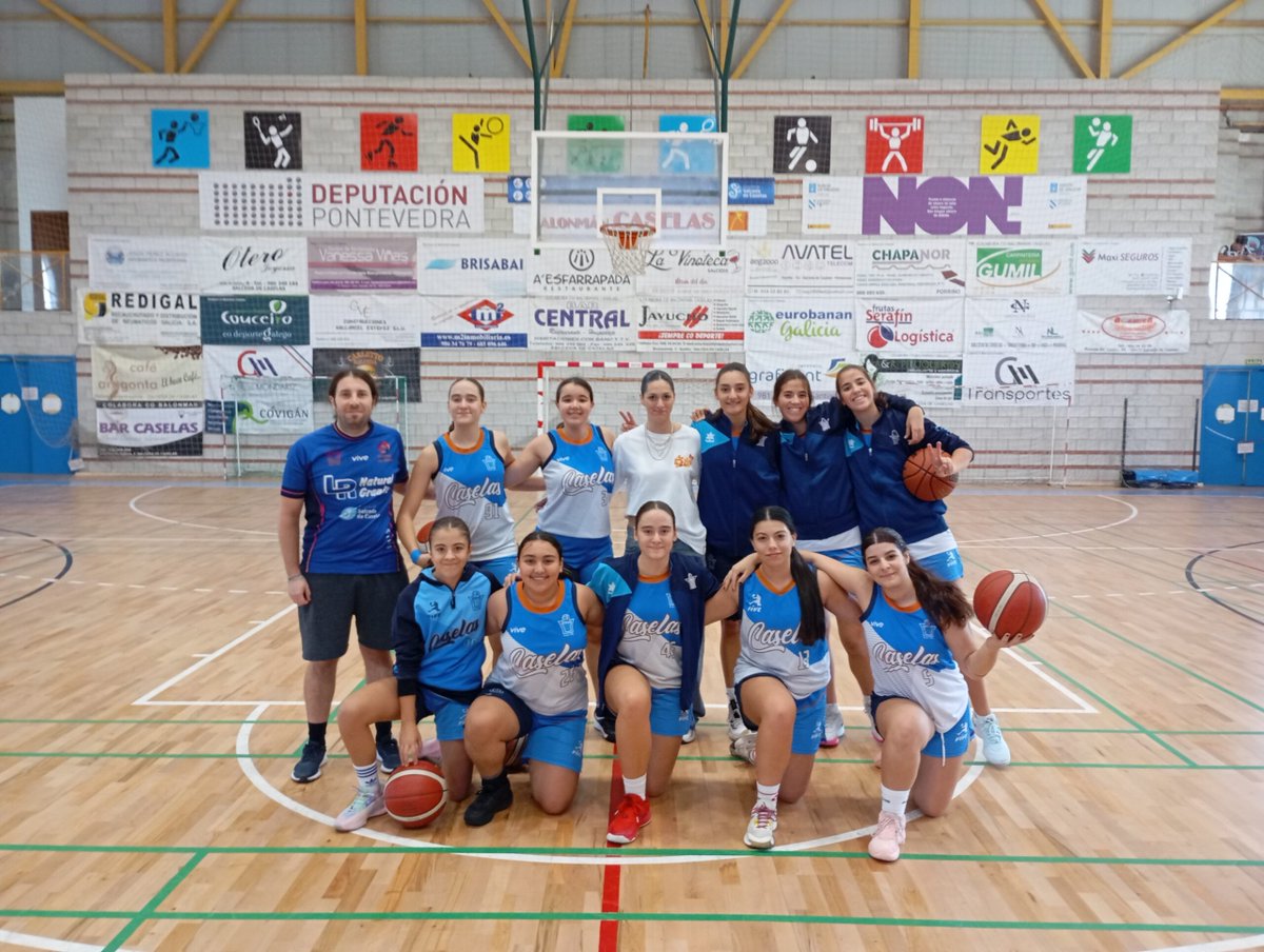 VICTORIA SOBRE A BUCINA DO JUNIOR FEMININO E TERCEIRO TRIUNFO CONSECUTIVO DOS DOUS SENIOR baloncestocaselas.com/victoria-sobre…