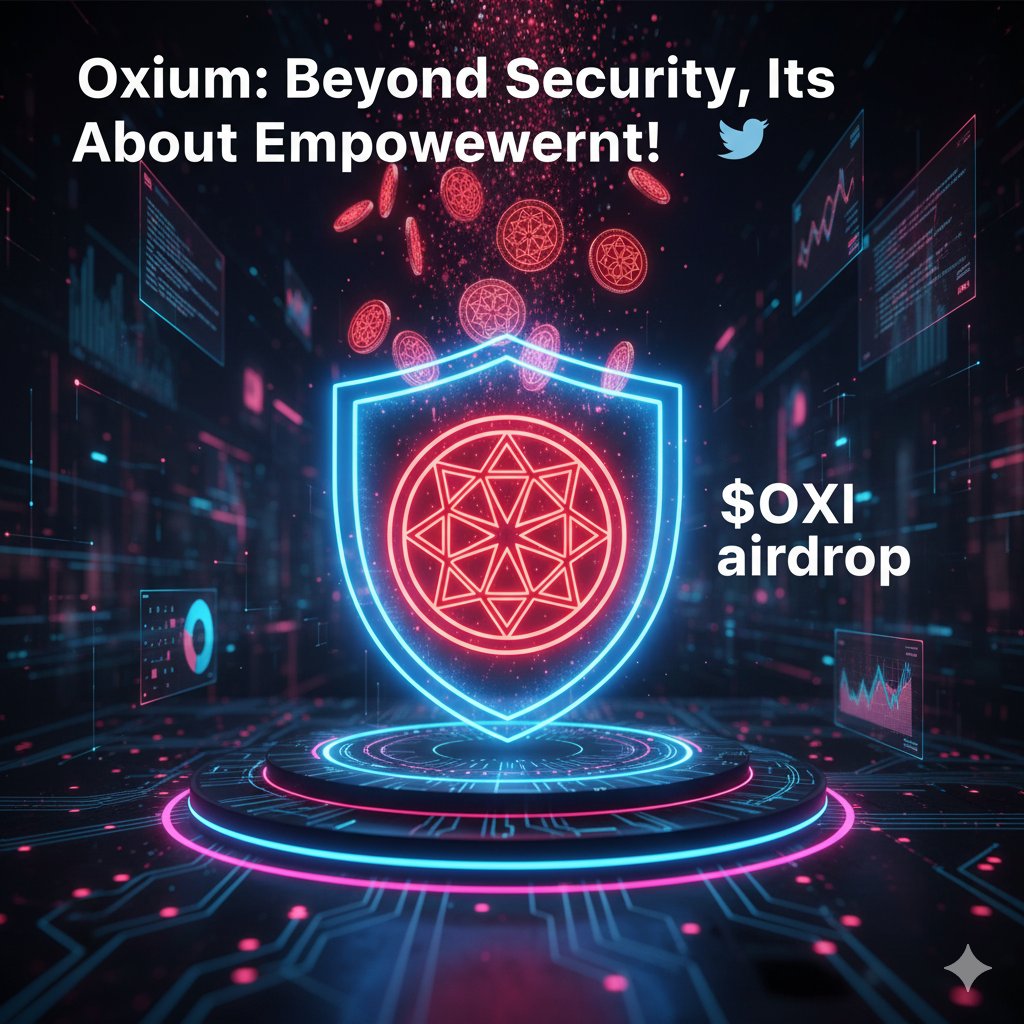 Adventure430's tweet photo. @oxiumxyz
​At @oxiumxyz we're not just building security protocols; we're crafting a new standard for trust in Web3. 
Our robust framework ensures that every smart contract and transaction is fortified against threats, giving you peace of mind in the decentralized world. But it doesn't stop there @oxiumxyz empowers its community through direct participation and rewarding opportunities. Get ready for our highly anticipated $OXI airdrop, a testament to our commitment to early supporters.
Join @oxiumxyz and be a part of the secure, empowered future!
​#Oxium #OXI