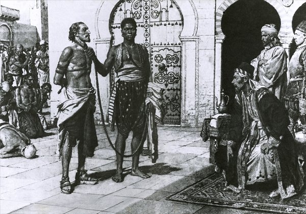 En septiembre de 1575, el alférez Miguel de Cervantes volvía de Nápoles junto a su hermano Rodrigo en la galera El Sol, rumbo a España. La galera fue abordada por corsarios argelinos y ambos fueron secuestrados.

Creyéndoles nobles, los secuestradores pidieron un rescate elevado: