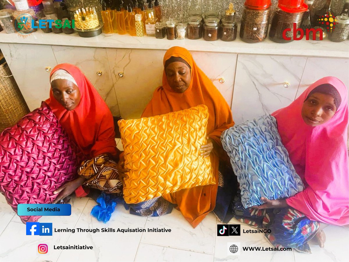 LetsaiNgo's tweet image. 𝗣𝗿𝗼𝗴𝗿𝗲𝘀𝘀 𝗶𝗻 𝗺𝗼𝘁𝗶𝗼𝗻!
Beneficiaries under the 𝗕𝗔𝗦𝗦𝗜𝗖𝗖 𝗣𝗿𝗼𝗷𝗲𝗰𝘁, implemented by 𝗟𝗘𝗧𝗦𝗔𝗜 and funded by 𝗖𝗕𝗠, proudly showcase the beautiful items they are produced.

#DisabilityInclusion
#InclusionForAll

@UNICEF_Nigeria
@UN
@UNWomenWatch