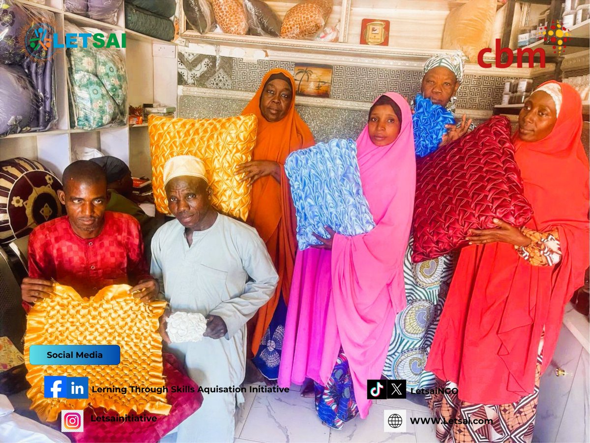 LetsaiNgo's tweet image. 𝗣𝗿𝗼𝗴𝗿𝗲𝘀𝘀 𝗶𝗻 𝗺𝗼𝘁𝗶𝗼𝗻!
Beneficiaries under the 𝗕𝗔𝗦𝗦𝗜𝗖𝗖 𝗣𝗿𝗼𝗷𝗲𝗰𝘁, implemented by 𝗟𝗘𝗧𝗦𝗔𝗜 and funded by 𝗖𝗕𝗠, proudly showcase the beautiful items they are produced.

#DisabilityInclusion
#InclusionForAll

@UNICEF_Nigeria
@UN
@UNWomenWatch