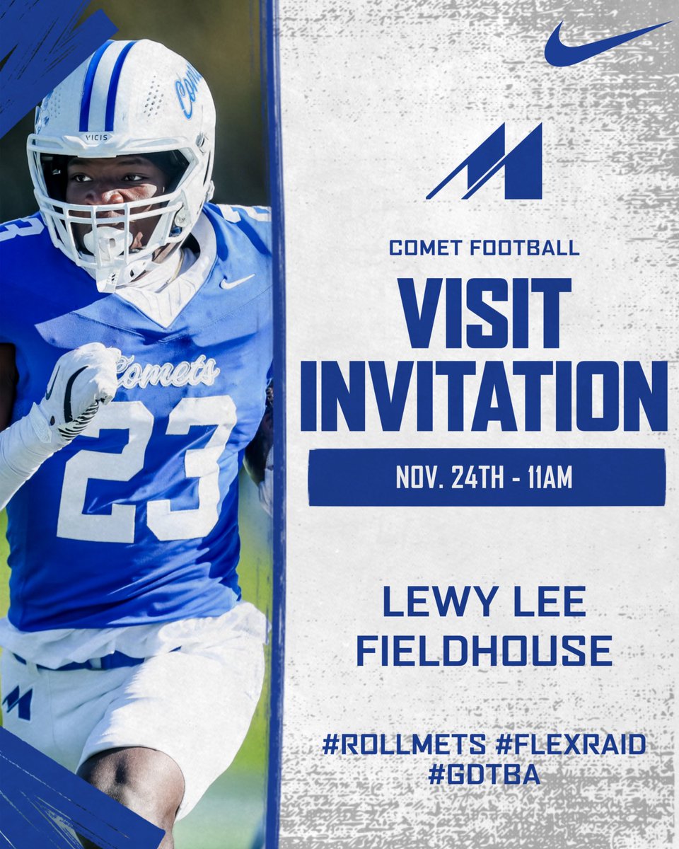 Excited to be at Mayville next Monday for a visit! Thank you <a href="/coachlarsonmsu/">Rocky Larson</a> for the invite! <a href="/CoachOlsenMSU/">Scott Olsen</a> <a href="/CoachLitecky/">Jake Litecky</a> <a href="/CoachFlesMSU/">Nick Flesland</a> <a href="/Coach_IThompson/">Isaac Thompson</a> <a href="/mayville_FB/">Comet Football</a> <a href="/PrepRedzoneDAK/">Prep Redzone Dakotas</a> <a href="/NWahlScouting/">Nate Wahl</a> <a href="/MR_RaidersFB/">Maple River Raiders Football</a>