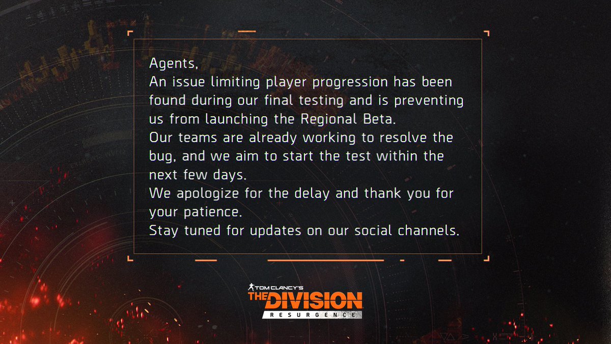 The Division Resurgence tweet media