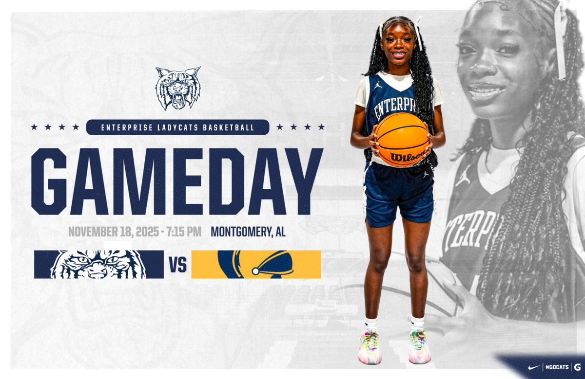 GAMEDAY‼️🏀

On the road in Montgomery vs. St. James!

JV will tip off at 6:00 with Varsity following at 7:15!

Tickets &amp; LiveStream: linktr.ee/enterprisewild…

| #GoCats