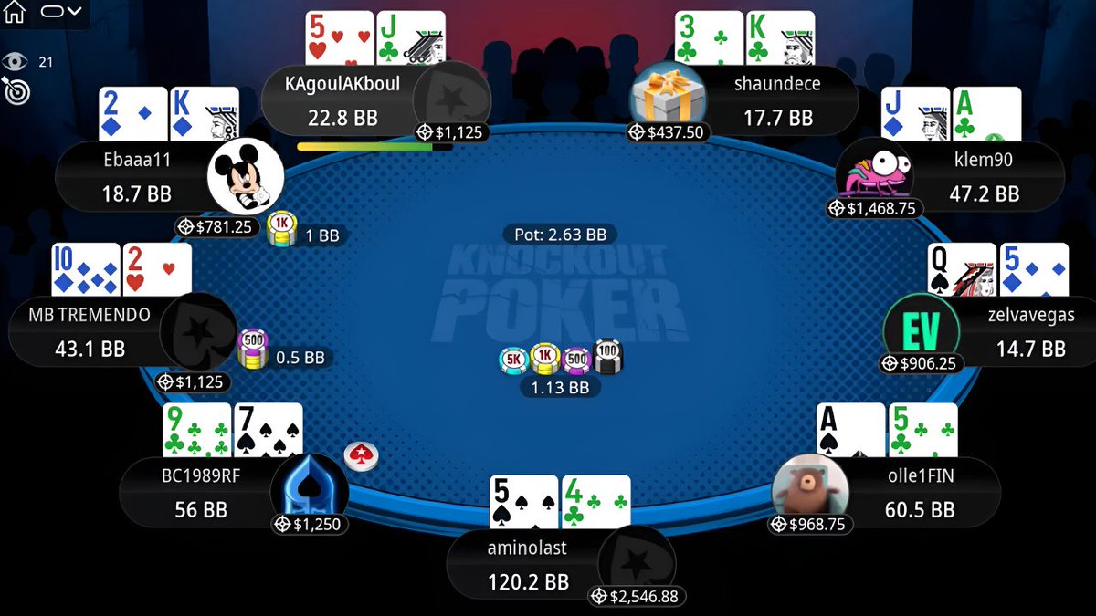 kalipoker_tv's tweet image. 🆕 NEW VIDEO: $1K Bounty Builder Series 8 - klem90 | BC1989RF | MB TREMENDO - Final Table Replay#PokerStars #BountyBuilderSeries #FinalTableReplay #Poker

Watch now 📷youtu.be/em5EtDdGPVQ