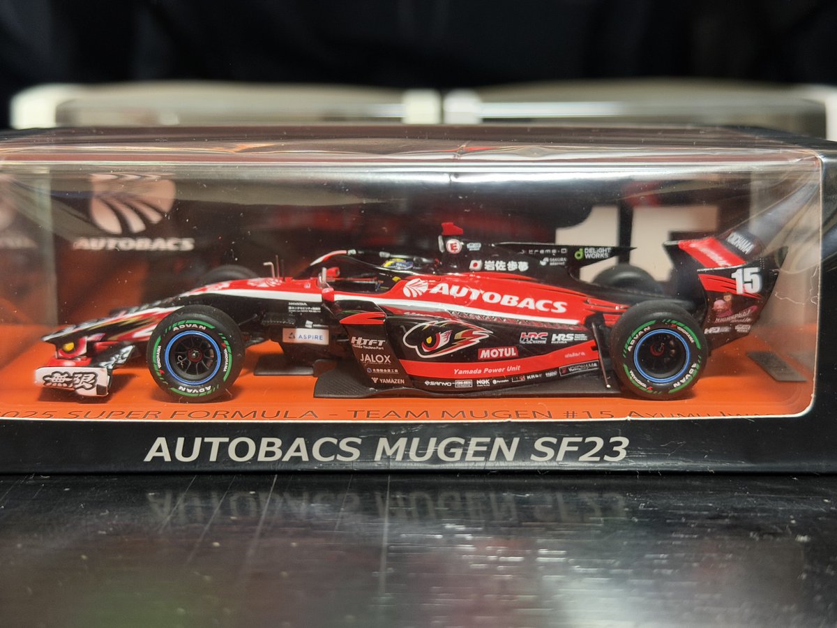 Spark 1/43「SUPER FORMULA TEAM MUGEN 2025」 岩佐くんのマシンが届き