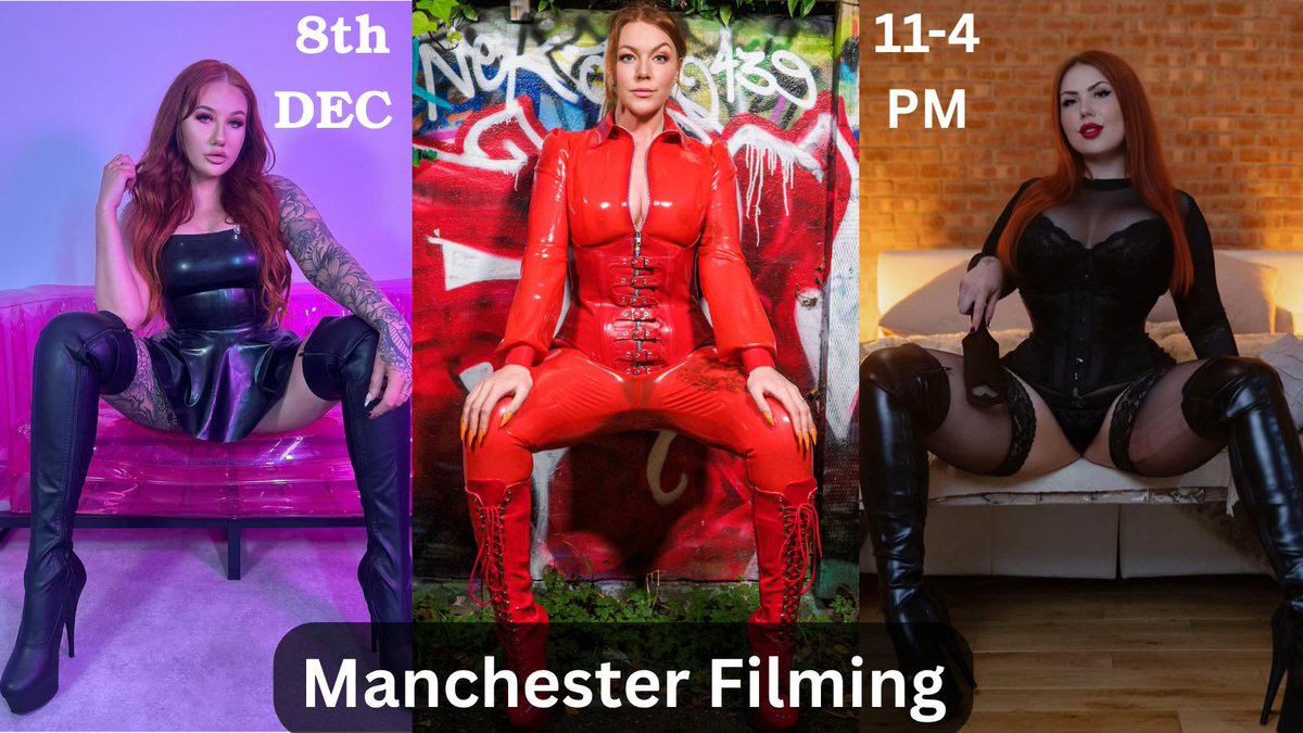 🎥 FILMING SUBS WANTED 🎥 
🔥 TRIPLE DOMME SHOOT DAY🔥

Amazing opportunity to film with myself, <a href="/TheMistressEnvy/">Mistress Envy</a> and <a href="/zarajfox/">Mistress Zara Fox</a> 

Manchester, UK 
8th December, 11-4pm
Email ivyrosesenquiries@gmail.com to apply. 
Very limited spots and they will go fast, so act quickly!

❗️TRIBUTE