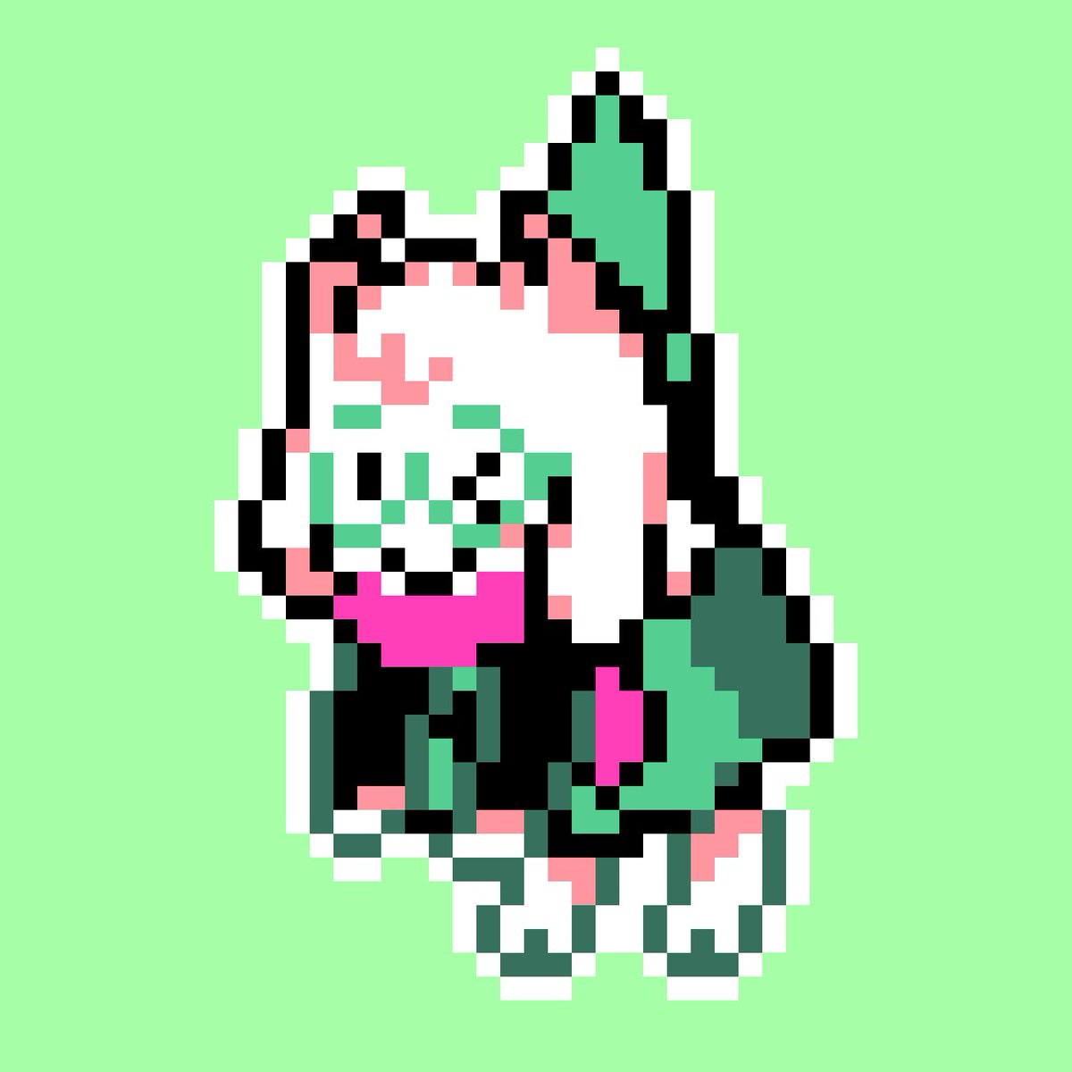 unboba149300's tweet image. つままれキーホルダー風ラルセイくん
別バージョンも上手く描けた
#deltarune #ralsei #デルタルーン #ラルセイ