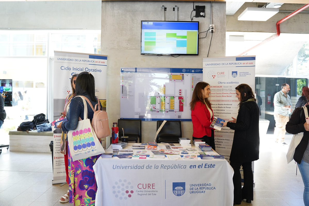 💬 ¡Ya comenzó la Feria Modo Udelar 2025!

📍La jornada de hoy se está desarrollando en la sede #Maldonado de <a href="/CUREoficial/">CURE</a>.

🙌🏼 Cuenta con intérprete en LSU.

▶️ Seguí la transmisión en vivo: youtube.com/live/qh_hQHmJ6…