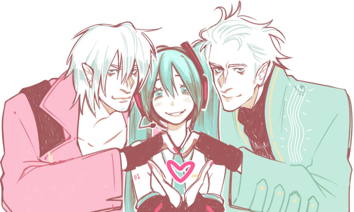 awfulwizard's tweet photo. i wanted a new header that better reflected my beliefs so i doodled this #DevilMayCry #VOCALOID https://t.co/mIFCZ3UNhz