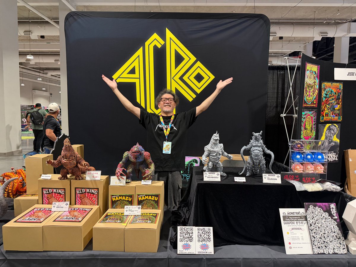 ACROjapan's tweet photo. Thank you for visiting our booth.
#dcon2025 **BOOTH 1441**
KAIJU remix -GUDON- -SEABOZU-
The shofubi -GODZILLA 1991-
KAIJU DOOM -Flying Demon-
#dcon #kaijuremix #krs #thesofubi #kaijudoom #Godzilla #igostuff https://t.co/IP2OWKtkru