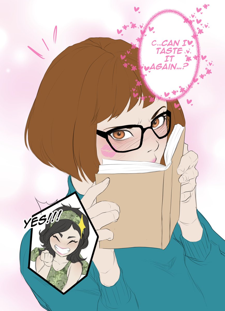 I’m so in love with my Call of Cthulhu character that now you’ll just have to deal with me drawing her with her new love interest from now on!! u.u 😂

#WLW #ComicArt #wlwcouples #originalcharacterart