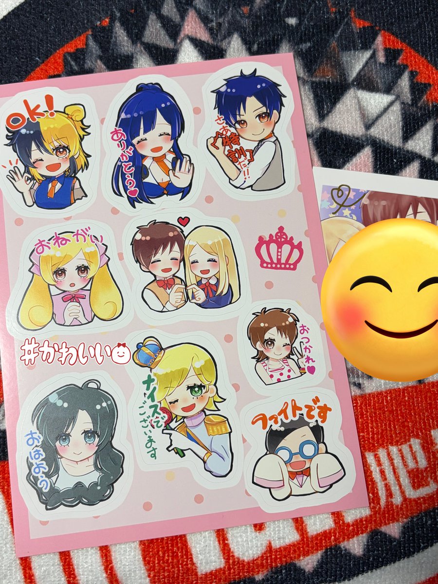 _ha_chi_mi_tsu_'s tweet photo. シールとおまけチェキ届いた！チェキ死ぬほど余部来てワロタ やべー^_^
おまけは全員に付けます 思想強めですがしおりにでもしてくださーい❣️笑 https://t.co/1re9uzqjKS