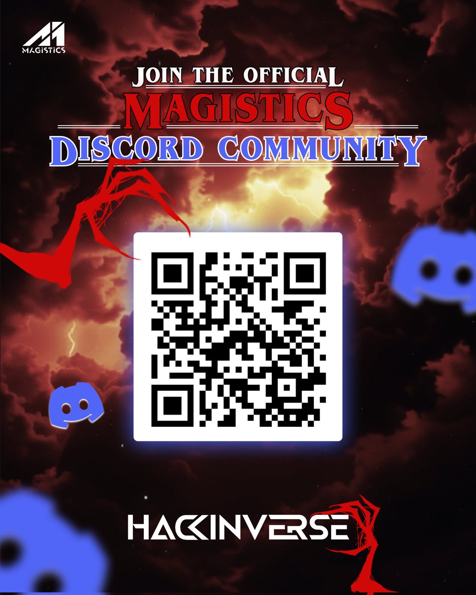 HackInverse_in's tweet image. A world where ideas spark, people connect, and innovation feels electric ⚡
We&apos;re building a circle of creators who dare to think wildly and build fearlessly.
If you want to be part of it, join the community, discord link 👇

#Magistics #HackInverse #StrangerThingsHackathon