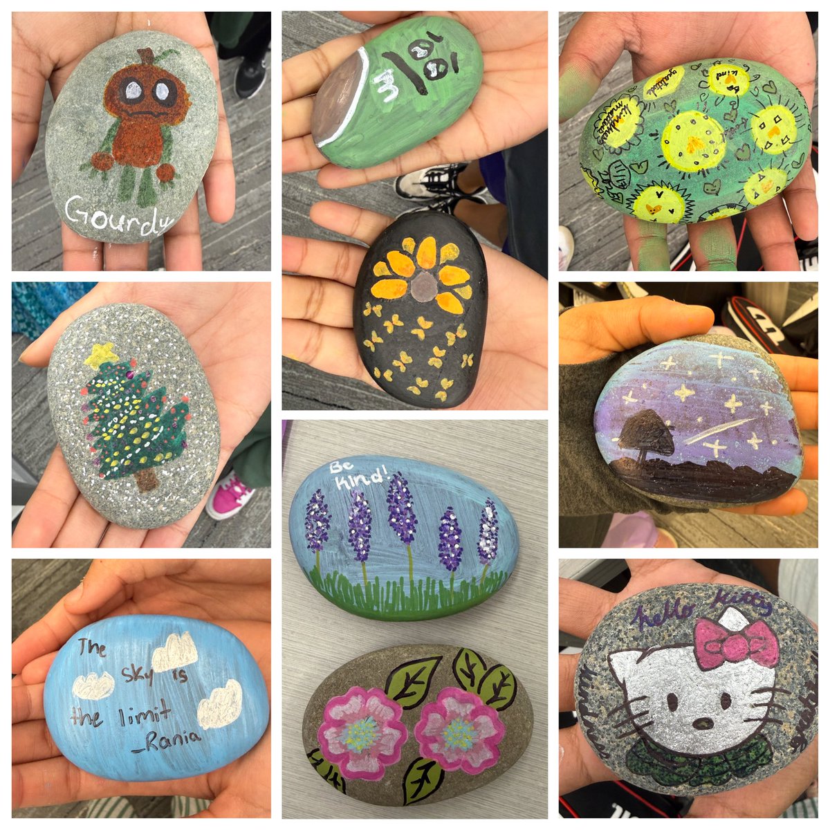 We love seeing our students’ creativity come to life this week with our Gratitude Rocks Maker Workshop! <a href="/ProsperRushing/">Rushing Middle School</a> <a href="/PISD_Libraries/">Prosper ISD Library Services</a>