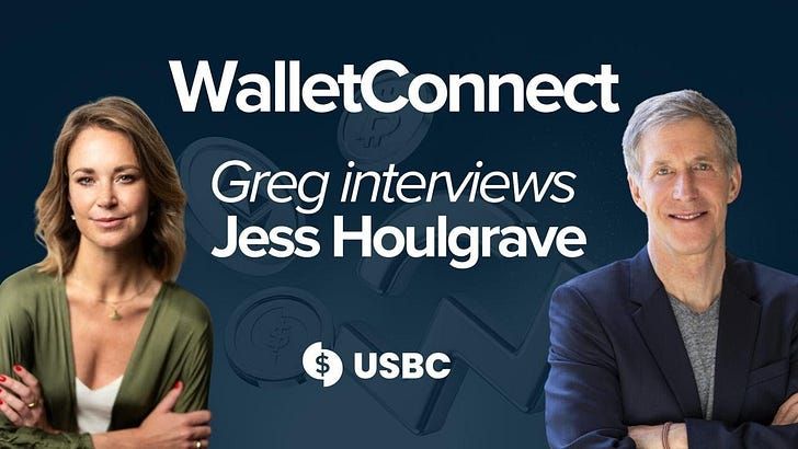 USBCxyz's tweet image. USBC Chairman and CEO Greg Kidd interviews WalletConnect CEO Jess Houlgrave, launching a new interview series: usbc.substack.com/p/greg-kidd-in…
