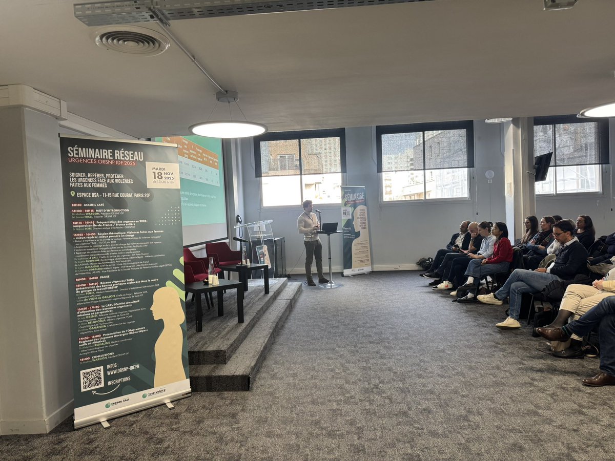 ORSNP_IDF's tweet photo. En direct du Séminaire Réseau Urgences ORSNP IDF 2025 !

Un après-midi consacré à un enjeu majeur :
Soigner, repérer, protéger : les urgences face aux violences faites aux femmes.

Analyses, retours d’expérience, perspectives régionales : réseau pleinement mobilisé @wargonm https://t.co/gAOVollRvx