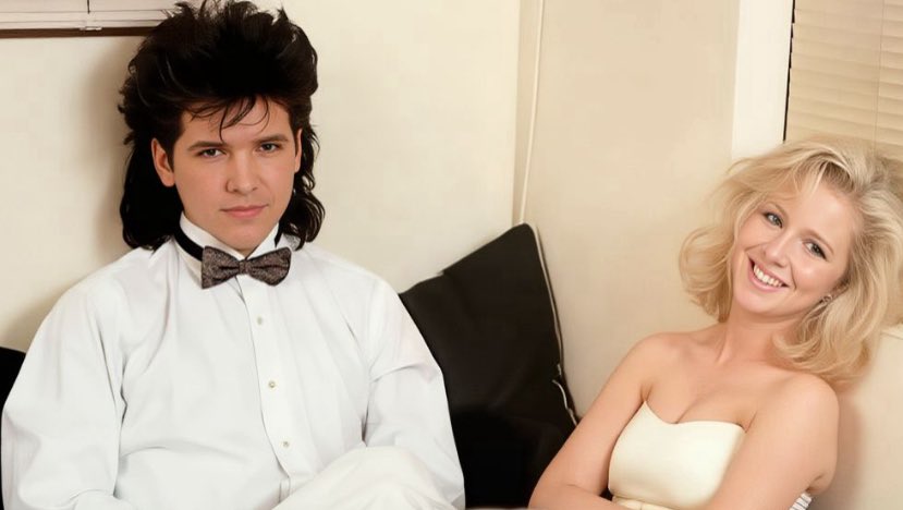 Happy Tuesday, Michael &amp; LauraLee!! Loving this throwback photo of Danny &amp; Cricket💖The wedding is only a few days away!  🎉<a href="/michaeldamian1/">Michael Damian</a> <a href="/LauraleeB4real/">Lauralee Bell</a>