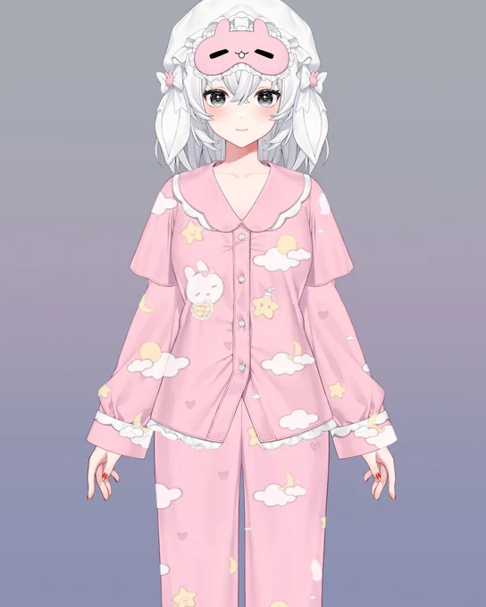 December DIY pajamas for Prism Customizable Vtuber Model! We have some preset patterns ready, but you can also paint your own patterns!