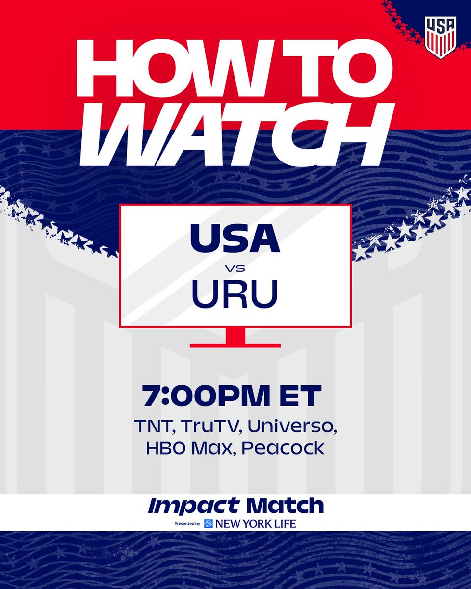 USMNT's tweet image. Tuned in on Tampa. 👀

📺: ussoc.cr/427323

#USMNT x @NewYorkLife