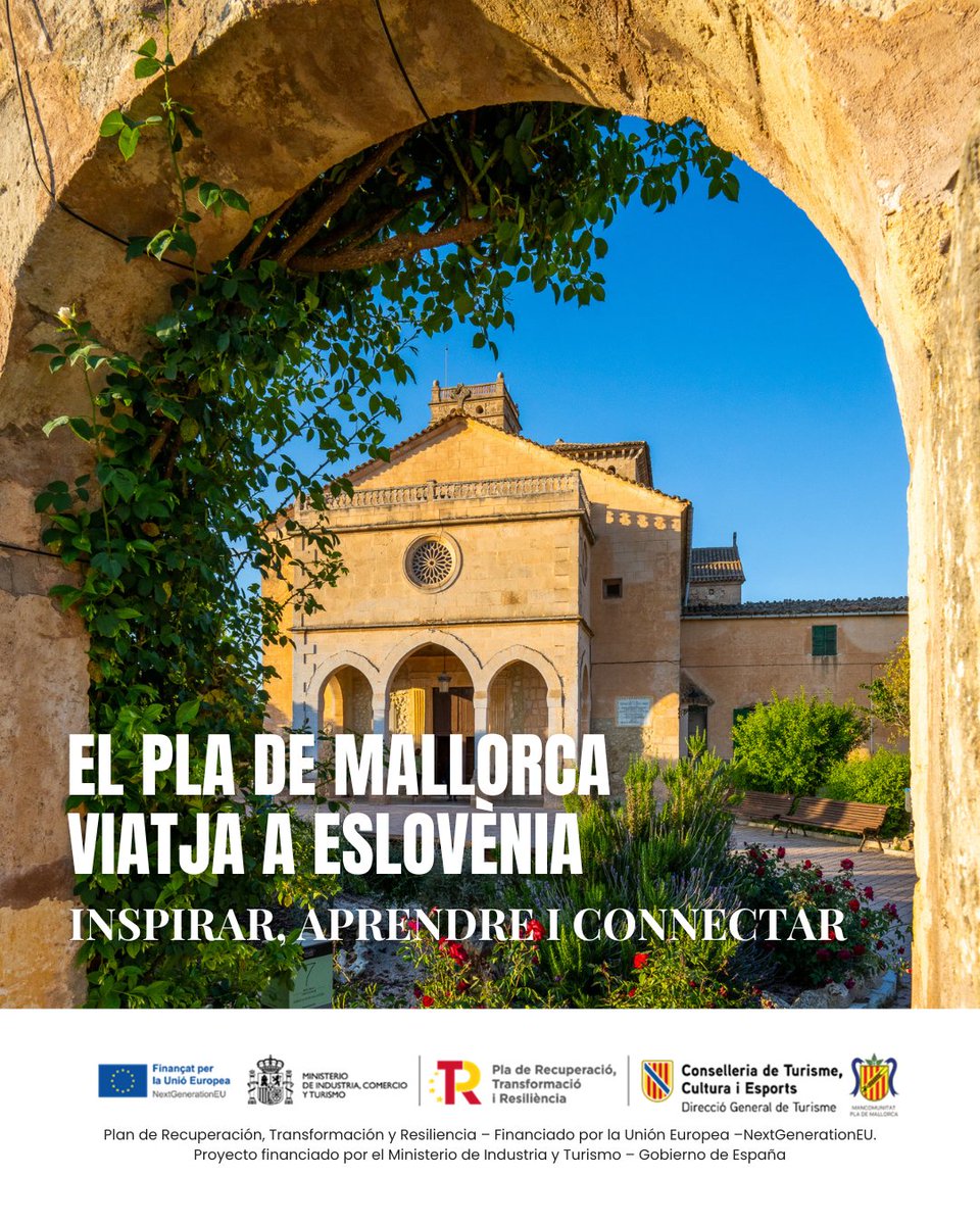 mancomunitatpla's tweet photo. El Pla de Mallorca viatja a Eslovènia🌿Del 23 al 27 de novembre, viatjare'm a Eslovènia per inspirar-nos en un país referent en turisme sostenible, gestió territorial i desenvolupament rural gràcies al Pla de Sostenibilitat Turística. #TurismeSostenible #NextGenerationEU https://t.co/HOhnZxR782