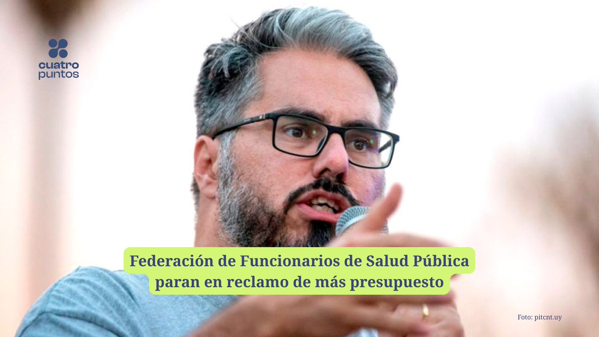 FEDERACIÓN DE FUNCIONARIOS DE SALUD PÚBLICA PARAN EN RECLAMO DE MÁS PRESUPUESTO

⚫ La medida es durante este martes 18 de noviembre por 24 horas a nivel nacional. Los servicios se verán afectados en todos los centros de la Administración de los Servicios de Salud del Estado