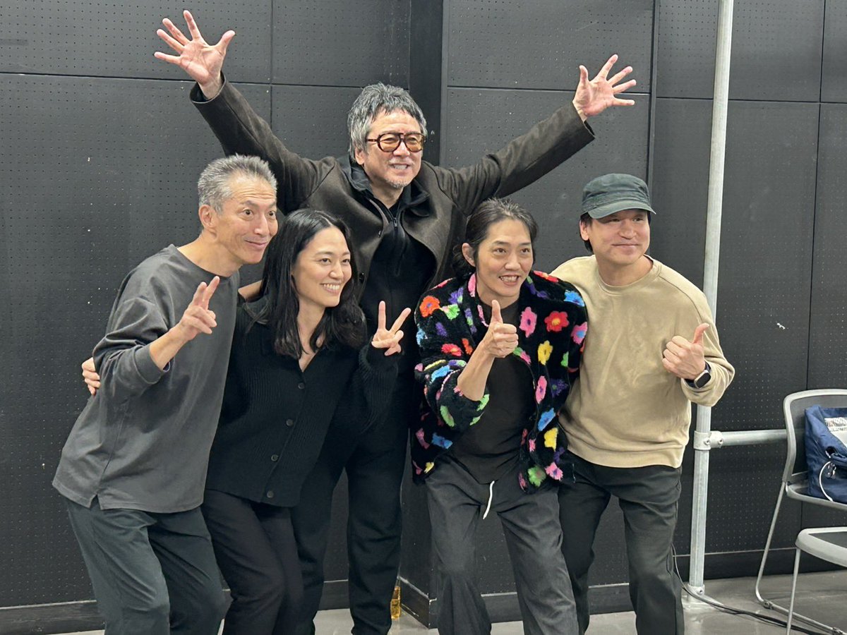 今日のパンフ用座談会のメンバーと、昨日のPV撮影のメンバーと共に