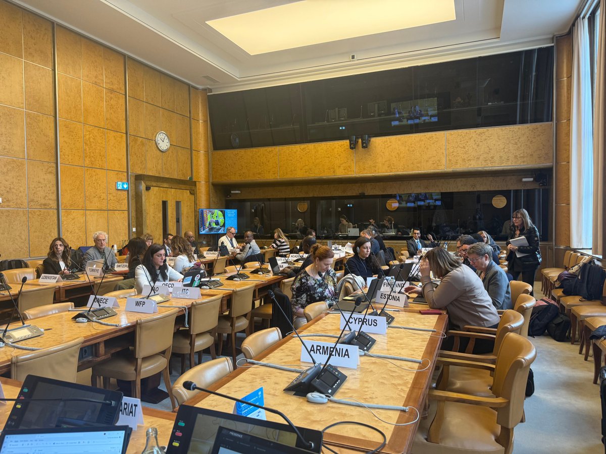 I was happy to open today the 80th session of the Working Party on Agricultural Quality Standards #WP7 <a href="/UNECE/">UNECE</a> Harmonized agricultural norms are key for international trade and for reducing food loss and waste across the supply chain. Proud to see #UNECE driving the progress. 👇