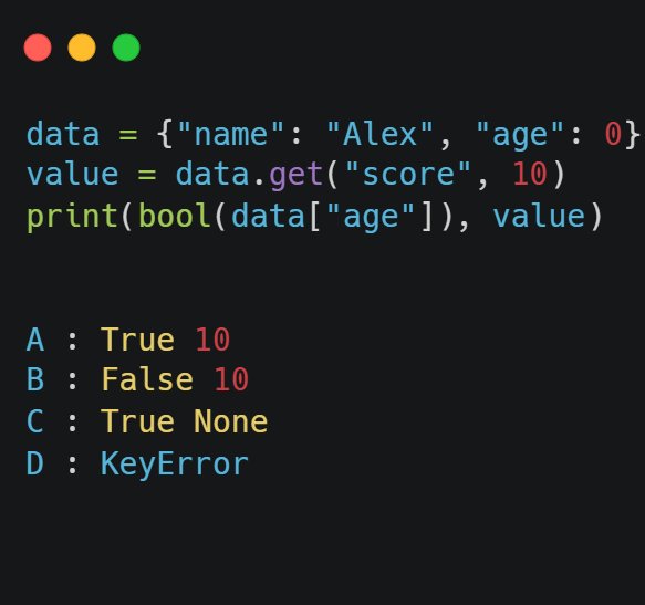 DailyCodeflow's tweet image. Python Question / Quiz 🧠
What is the output of this Python code, and why?
Comment your answer below 👇

#Python #pythonprogramming #coding #DevCommunity