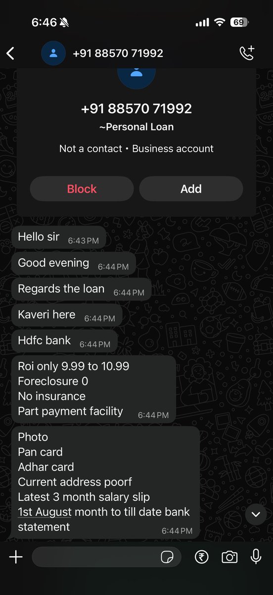 GauravP209's tweet photo. @HDFC_Bank @HDFCBank_Cares @RBI @TRAI 
My phone number is on DND, despite this I have been receiving multiple calls/messages from people saying they represent HDFC bank - for loans. I honestly am considering filing a case in consumer court against this! https://t.co/kcs4A49aW1