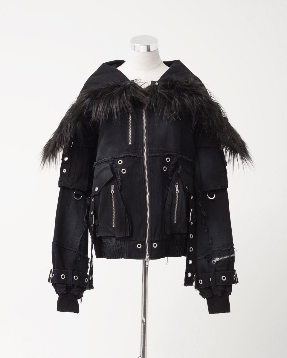 _REFLEM's tweet image. 👁‍🗨REFLEM(レフレム)
NEW ARRIVAL

デニムフリンジN2Bジャケット
¥30,580

11月19日（水）発売。
※札幌、福岡は配送遅延の為遅れる場合が御座います。

#reflem