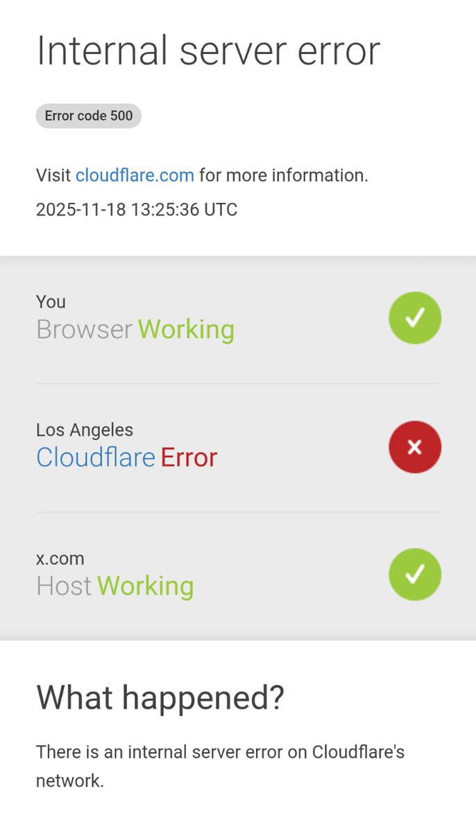 realahart's tweet image. Breaking: If you can see this post, we survived the Cloudflare outage! 

It reportedly lasted 13 hours and caused major disruptions. 

Were you impacted? 

Have you tried replying yet? That was last to be restored for me when the internet decided to take a quick nap.