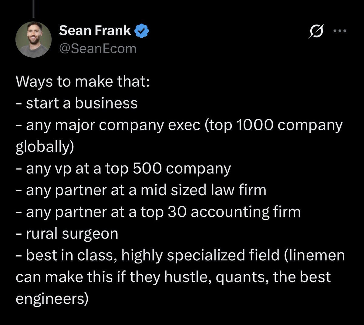 Sean Frank tweet media