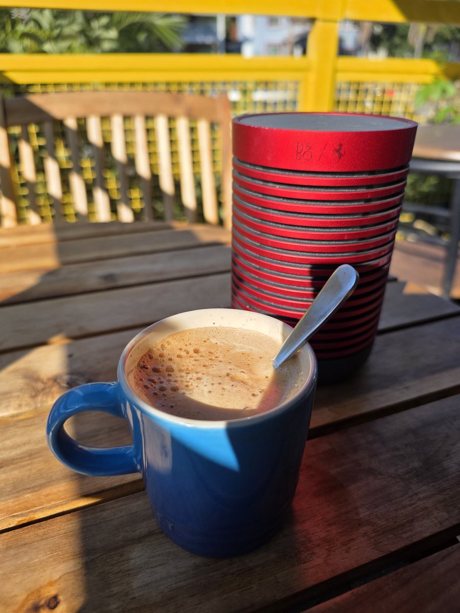 JustinRDillon's tweet photo. Morning essentials:
☕ An Espresso
🔊 A touch of Bang &amp; Olufsen craftsmanship. Design, intention, and performance: the blend that elevates the everyday. Interested in bringing B&amp;O into your home or project?
DM, call, or email.

#BangOlufsen #MorningRituals #Ferrari
#100years https://t.co/UdTWxEuRba