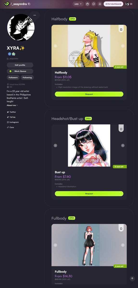 _sxaynrdra's tweet image. [REPOSTING] Because it was a mess earlier. 
⚠️ EMERGENCY DISCOUNT COMMISSIONS!! ⚠️
I&apos;m offering a 35% discount on all my VGen commissions until the 20th, I&apos;m in need of money to help my parents get home. If anyone&apos;s willing to help please check on my VGen 🥺🤞🏻
#VGenComm #commstwt